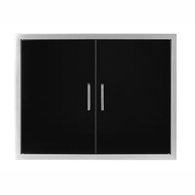 Wildfire 38" X 24" Double Access Black Stainless Steel Door - CulinaryProfis