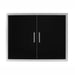 Wildfire 38" X 24" Double Access Black Stainless Steel Door - CulinaryProfis
