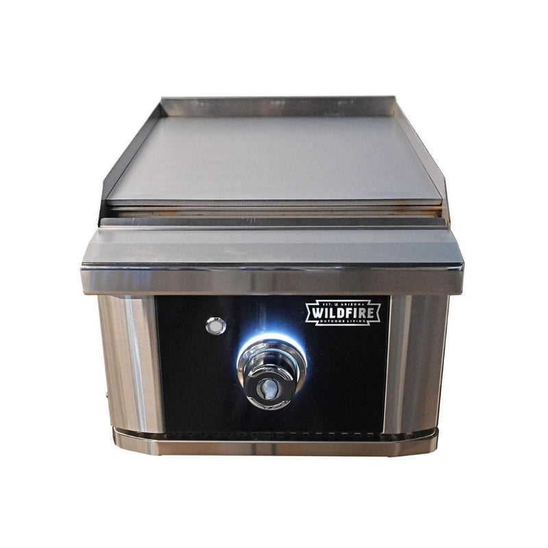 Wildfire Ranch PRO 15" Built - In Stainless Steel Side Griddle (1 Burner) - CulinaryProfis