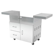 Wildfire Ranch PRO 30" Black 304 Stainless Steel Grill Cart - WFCART30 - BSS - CulinaryProfis