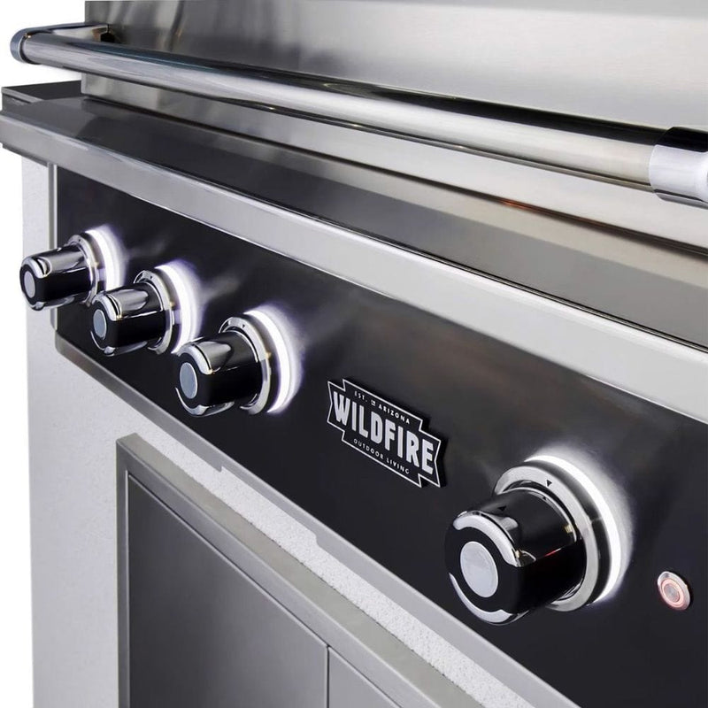 Wildfire Ranch PRO 30" Built - In Black 304 Stainless Steel Gas Grill (2 Burner) - CulinaryProfis