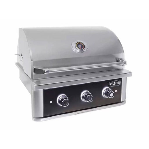 Wildfire Ranch PRO 30" Built - In Black 304 Stainless Steel Gas Grill (2 Burner) - CulinaryProfis