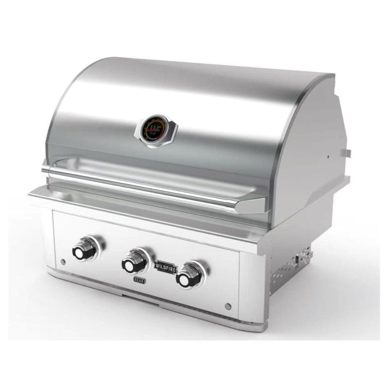 Wildfire Ranch PRO 30" Built - In Black 304 Stainless Steel Gas Grill (2 Burner) - CulinaryProfis