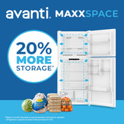 Avanti MaxxSpace Garage-Ready 21 cu. ft. Refrigerator Avanti Products, LLC