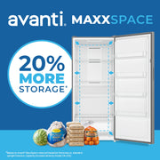 Avanti MaxxSpace Garage-Ready 21 cu. ft. Convertible Upright Freezer Avanti Products, LLC