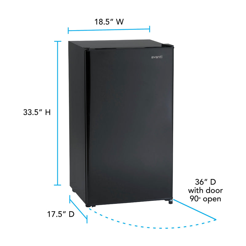Avanti 3.2 cu. ft. Compact Refrigerator Avanti Products, LLC