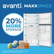 Avanti MaxxSpace Garage-Ready 24 cu. ft. Refrigerator Avanti Products, LLC