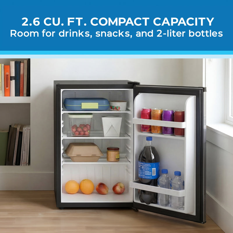 Avanti 2.6 Cu. Ft. Compact Refrigerator with Auto-Defrost Avanti Products, LLC