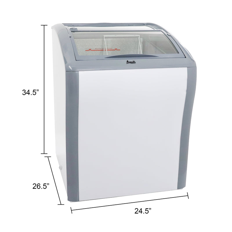 Avanti 4.2 cu. ft. Commercial Sliding Glass Top Freezer or Refrigerator Avanti Products, LLC