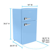 Avanti 3.0 Cu. Ft. Retro Compact Refrigerator Avanti Products, LLC